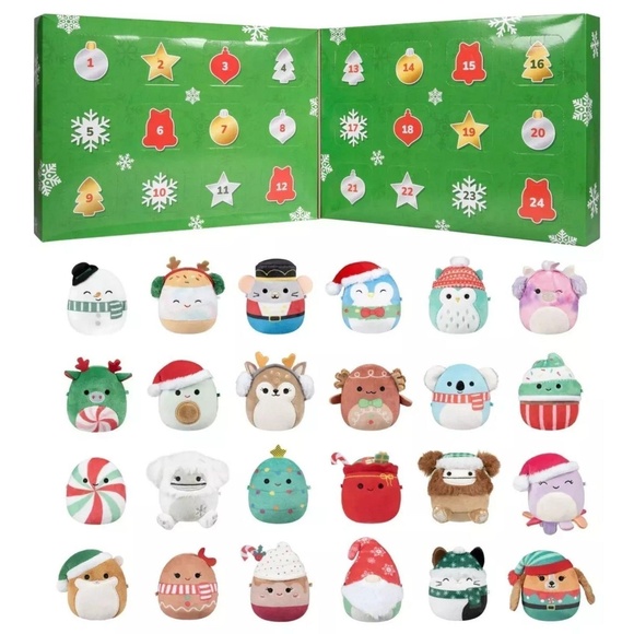 Squishmallows 24 Micromallows Deluxe Advent Holiday Calendar 2024 Christmas 2.5
